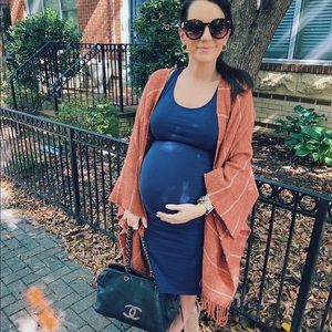 Women's Stripe Wrap Jacket - Universal Thread™ Rust